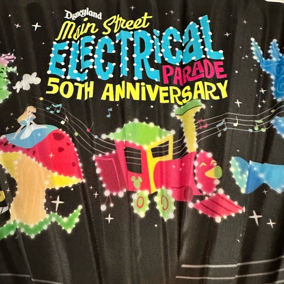 NWT. Disney Large fan with Electrical Parade Folding Hand Fan. - Picture 4 of 8